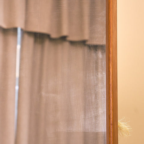 Mid-century mirror in teak