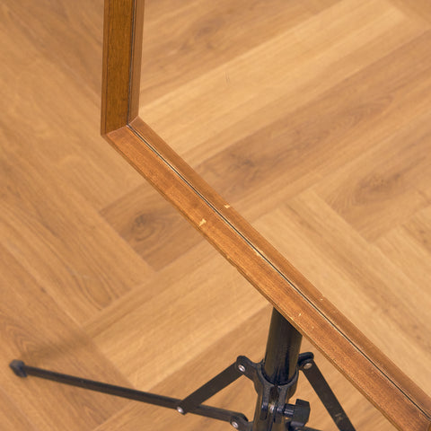 Swedish mirror in teak by E. G. Gustavssons Glasmästeri