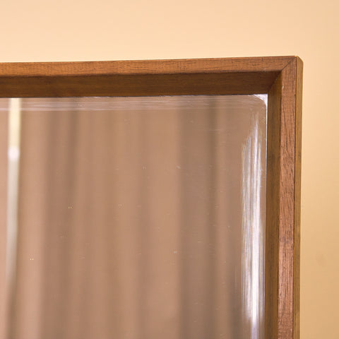 Swedish mirror in teak by E. G. Gustavssons Glasmästeri