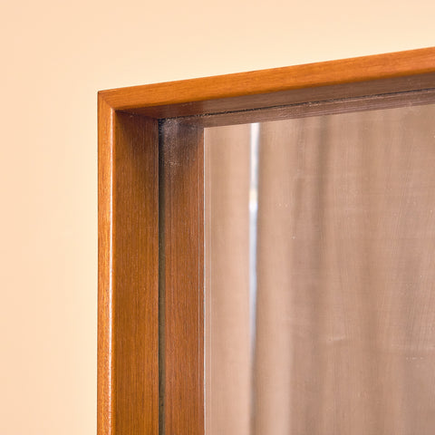 Swedish mirror in teak by AB Nybrofabriken