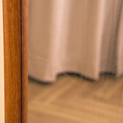 Swedish mirror in teak by Eriksmålaglas