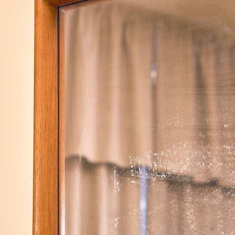 Swedish mirror in teak by Eriksmålaglas
