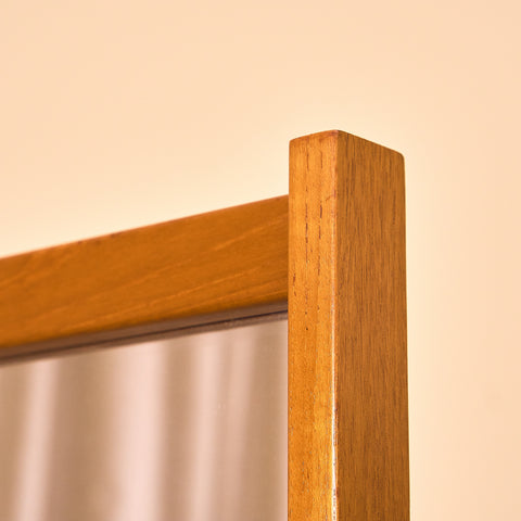 Swedish mirror in teak by AB Nybrofabriken