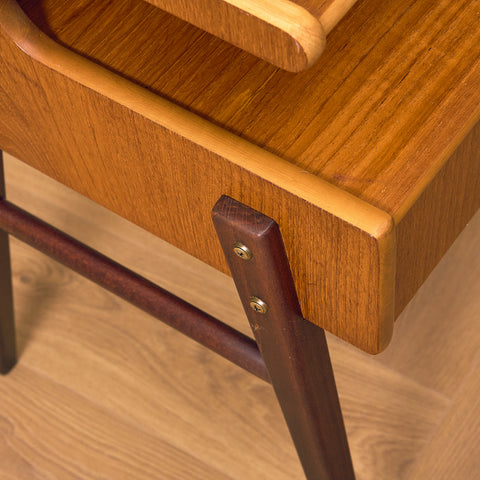 Swedish bedside tables in teak