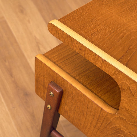 Swedish bedside tables in teak
