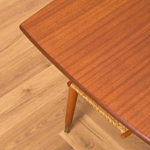 Swedish coffee table in mahogany by Svensk Möbelindustri