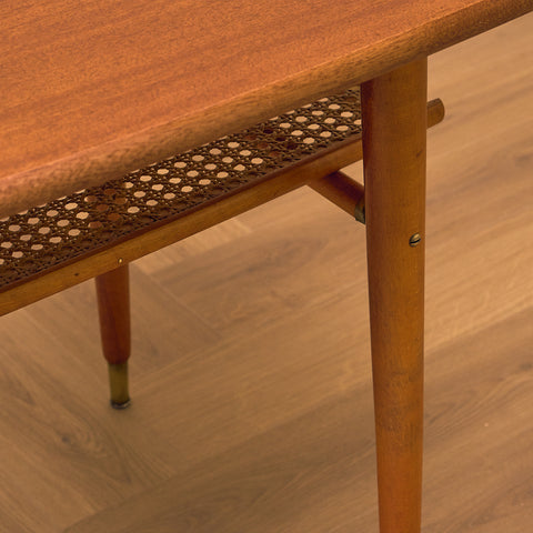 Swedish coffee table in mahogany by Svensk Möbelindustri