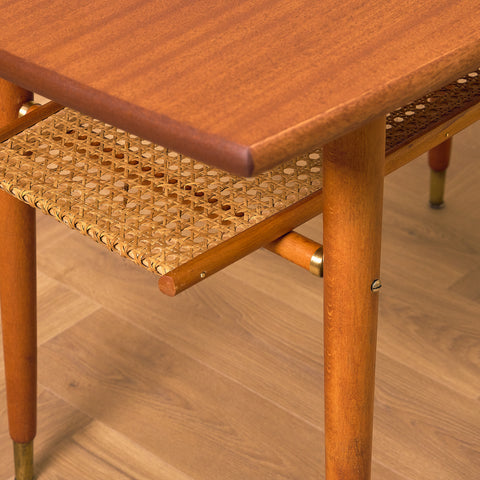 Swedish coffee table in mahogany by Svensk Möbelindustri