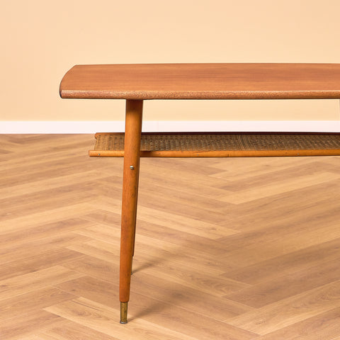 Swedish coffee table in mahogany by Svensk Möbelindustri