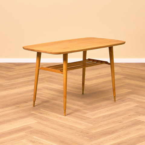 Swedish coffee table in birch and beech