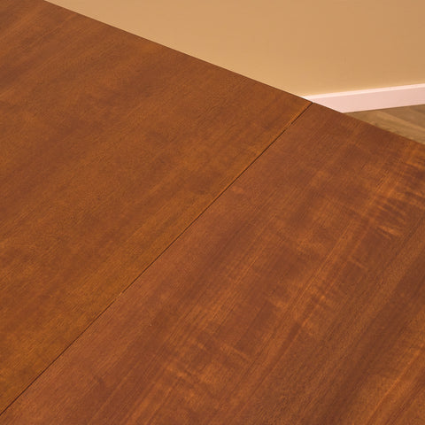 Swedish dining table in mahogany by David Rosén for Nordiska Kompaniet, model 'Napoli'
