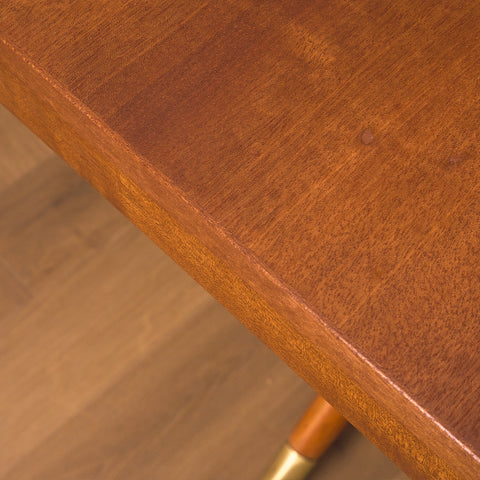 Swedish dining table in mahogany by David Rosén for Nordiska Kompaniet, model 'Napoli'