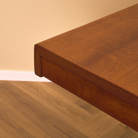 Swedish dining table in mahogany by David Rosén for Nordiska Kompaniet, model 'Napoli'