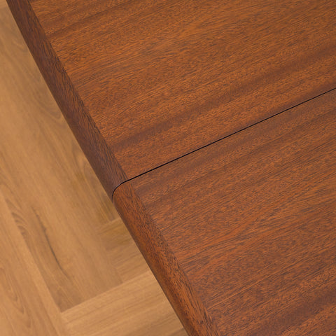 Danish oval dining table in mahogany by Skovby Møbelfabrik