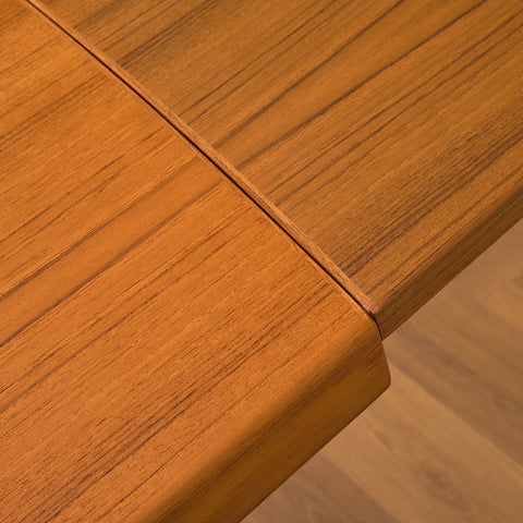 Swedish foldable coffee table / dining table in teak