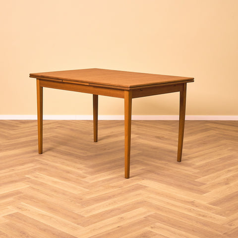 Swedish dining table in teak
