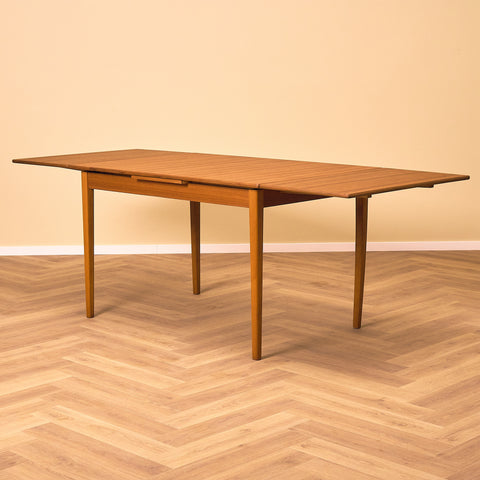 Swedish dining table in teak