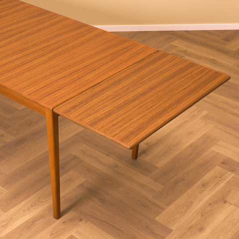 Swedish dining table in teak