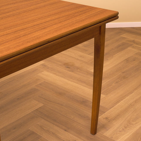 Swedish dining table in teak