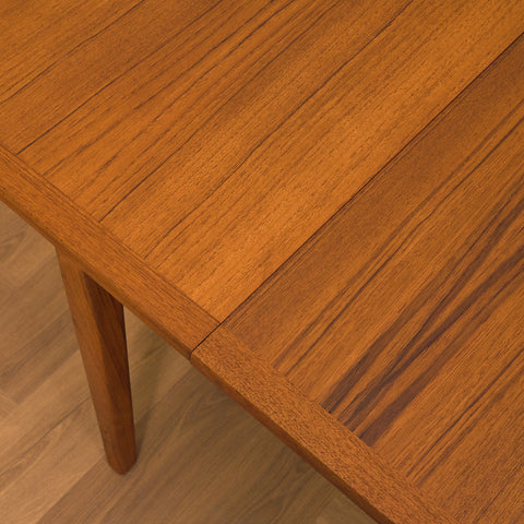 Swedish rectangular dining table in teak