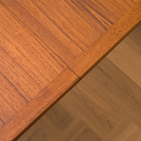 Swedish rectangular dining table in teak