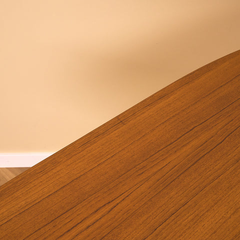 Swedish rectangular dining table in teak