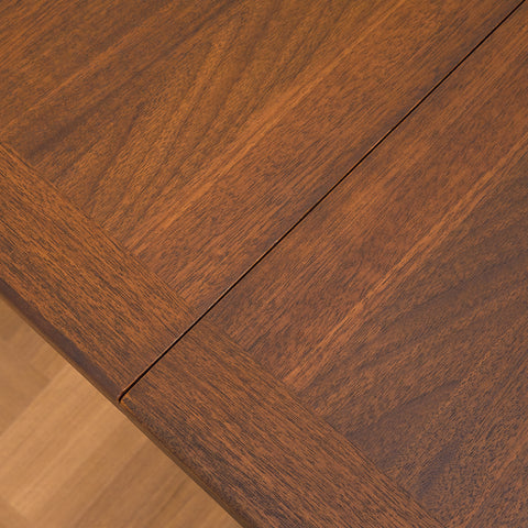 Swedish round dining table in walnut by Nils Jonsson for Troeds