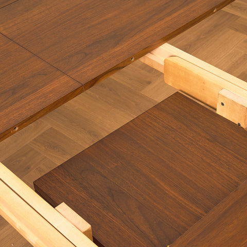 Swedish round dining table in walnut by Nils Jonsson for Troeds