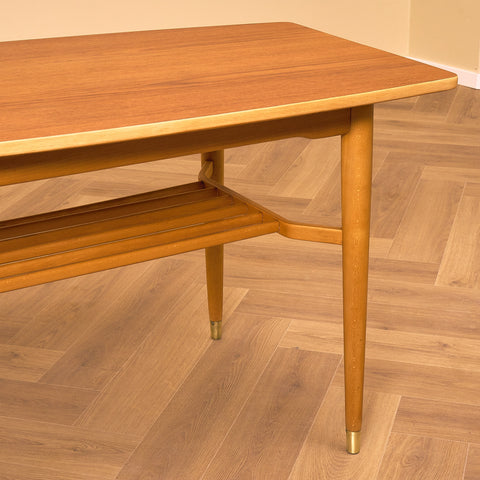 Swedish coffee table in teak