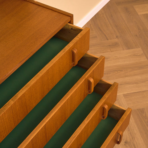 Swedish bookshelf in teak by Bertil Fridhagen for Bodafors