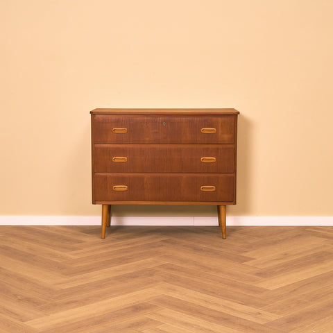 Swedish chest of drawers in teak