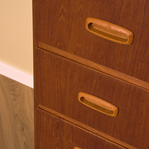 Swedish chest of drawers in teak