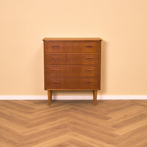 Swedish chest of drawers in teak