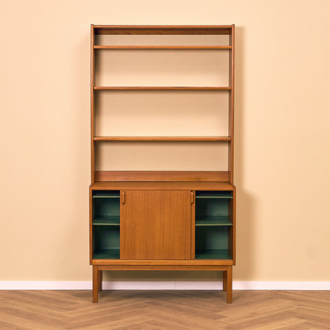Swedish bookshelf in teak by Bertil Fridhagen for Bodafors