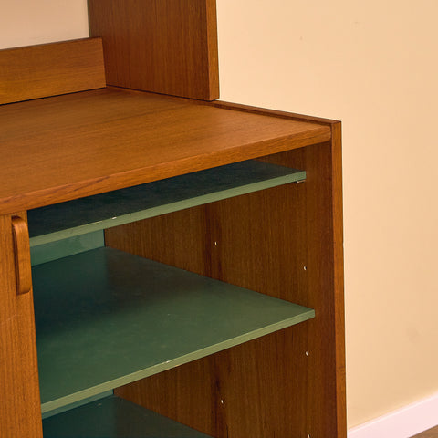 Swedish bookshelf in teak by Bertil Fridhagen for Bodafors