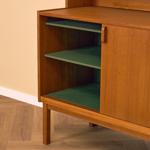 Swedish bookshelf in teak by Bertil Fridhagen for Bodafors