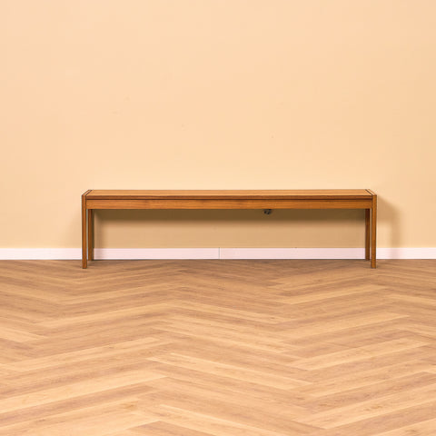 Swedish side table / TV-bench in teak