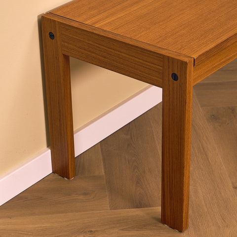Swedish side table / TV-bench in teak