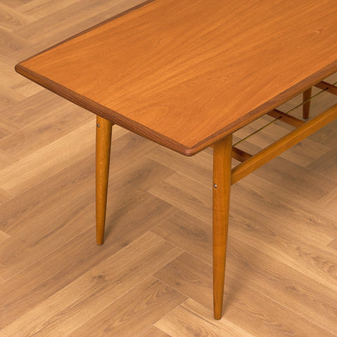 Swedish coffee table in teak