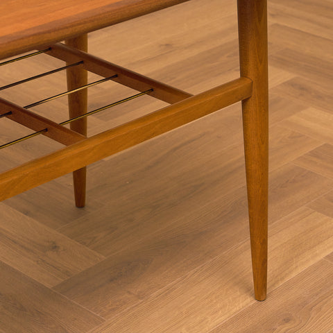 Swedish coffee table in teak