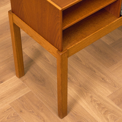 Hall bench in teak and oak