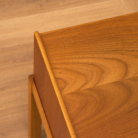 Hall bench in teak and oak