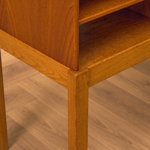 Hall bench in teak and oak