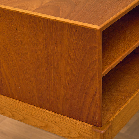 Hall bench in teak and oak