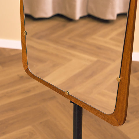 Swedish mirror in teak by Dala speglar in Falun