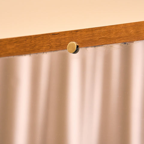 Swedish mirror in teak by Dala speglar in Falun