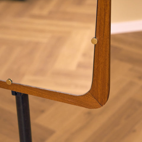 Swedish mirror in teak by Dala speglar in Falun