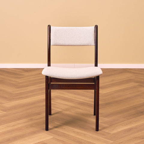 Danish dining chairs in teak and beech by Findahl