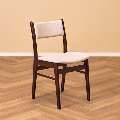 Danish dining chairs in teak and beech by Findahl