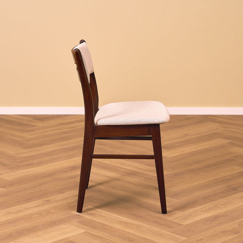 Danish dining chairs in teak and beech by Findahl